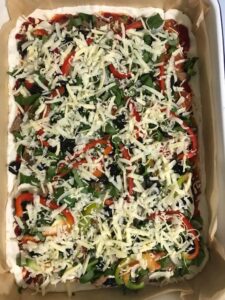 easy gluten free pizza last layer